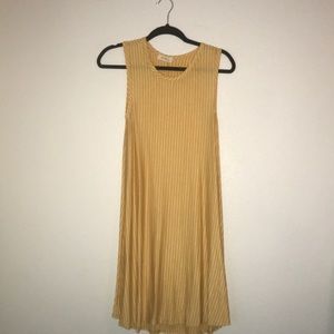 Yellow striped dress